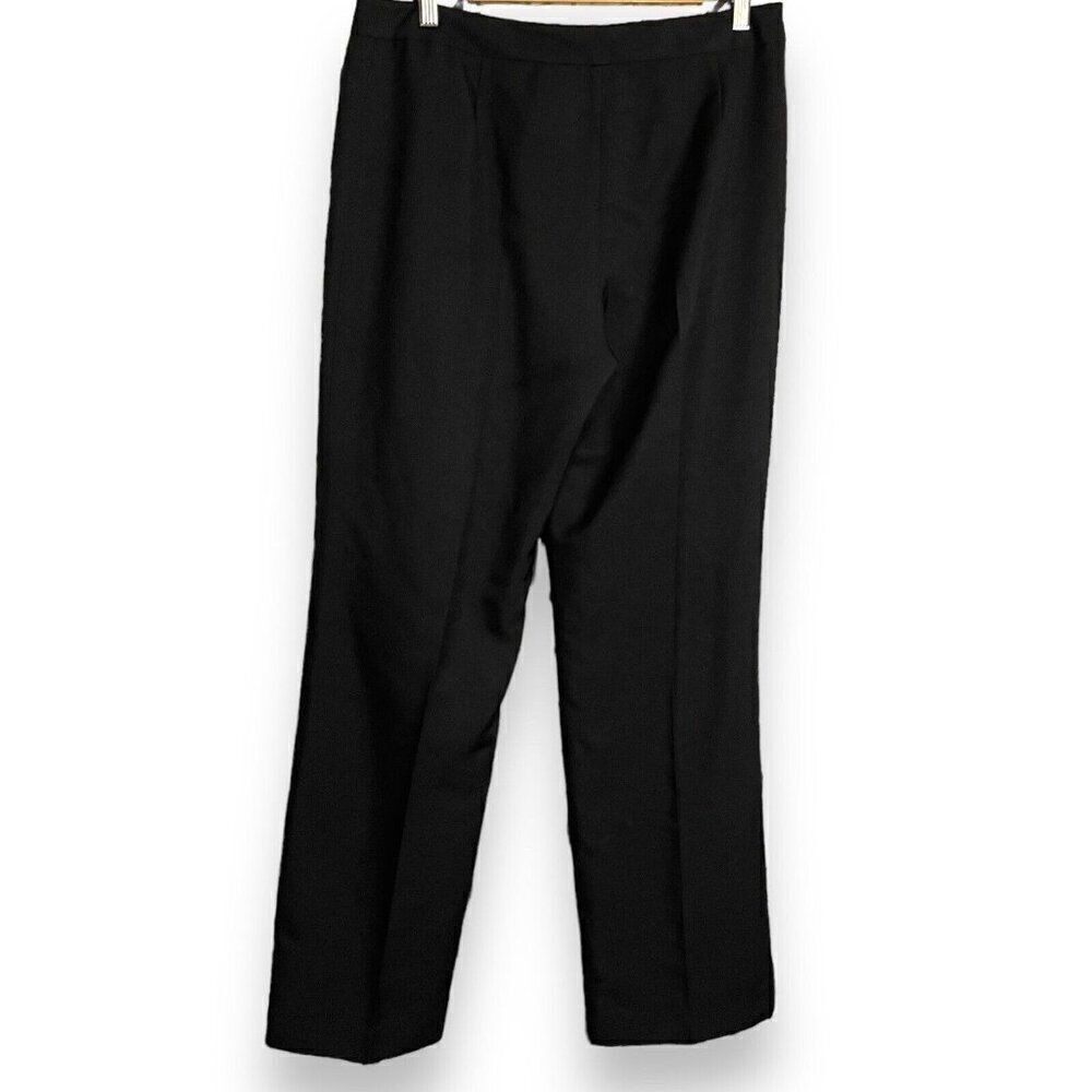Le Suit Dress Pants Women's 10 Black Lined Formal Dark Academia Business Casual